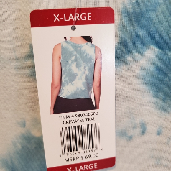 NWT 90 Degree Tie Dye Crop Top - Picture 4 of 7